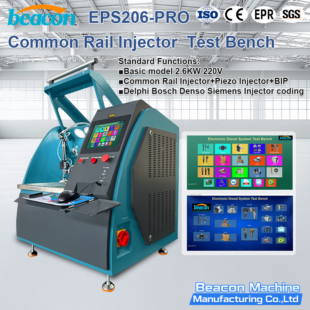 EPS206-PRO Стенд для диагностики дизельных форсунок Common Rail