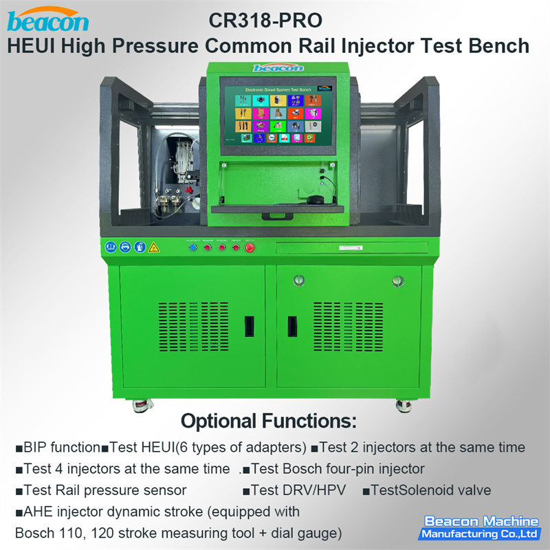 Испытательный стенд CR318-PRO HEUI для форсунок Common Rail с двумя двигателями для пьезоэлектрических форсунок C7 C9 3126B